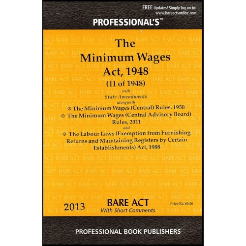 Professional's Minimum Wages Act, 1948 Bare Act